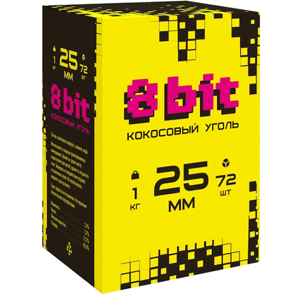 Кокосовый уголь Cocoloco 8bit 25мм в Уфе