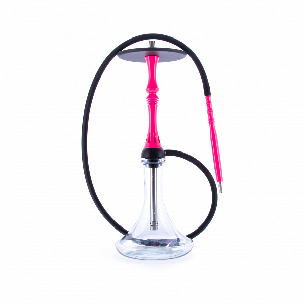 Кальян Alpha Hookah Kappa Rose Fluor (Розовый, 56 см) в Уфе