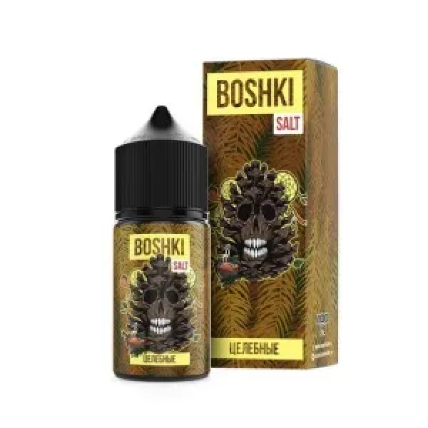 Жидкость BOSHKI Salt Целебные (Мёд трава чай хвоя) (30 мл, 20 мг/мл) в Уфе