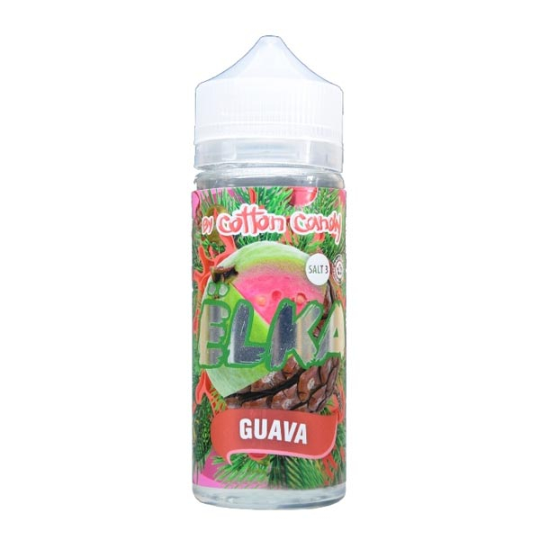 Жидкость Cotton Candy ЁLKA GUAVA (Хвоя С Мятой И Гуавой) (120 мл, 0 мг/мл) в Уфе