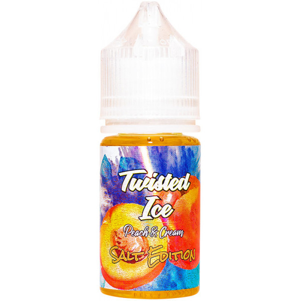Жидкость Twisted Ice Salt Peach&Cream (Персиково Сливочный Щербет) (30 мл, 20 мг/мл) в Уфе