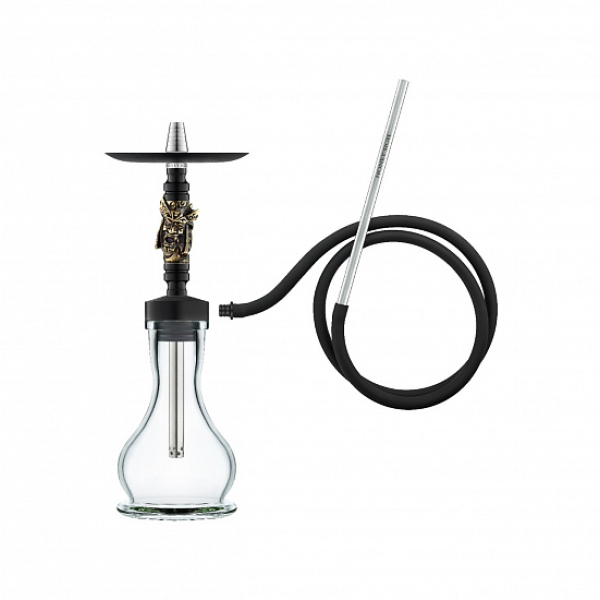 Кальян Honey Sigh Mini Dark Exclusive Samurai Серебристый (38 см) в Уфе