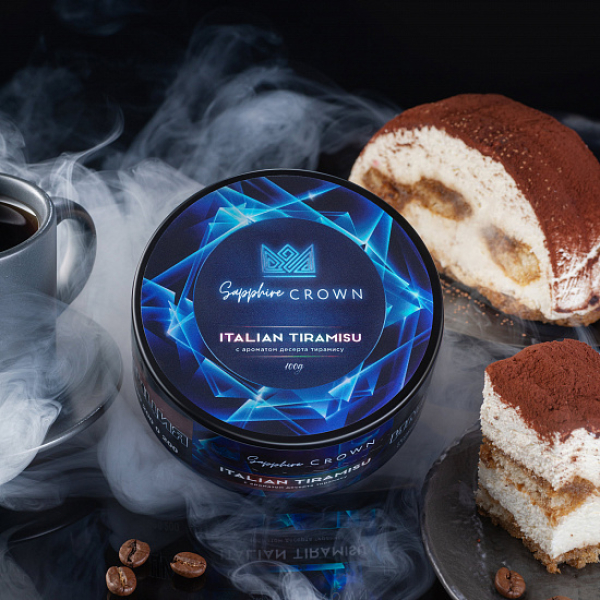 Табак Sapphire Crown Italian Tiramisu (Сливочный крем бисквит) 100 гр в Уфе