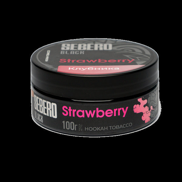 Табак SEBERO BLACK STRAWBERRY 100 гр в Уфе