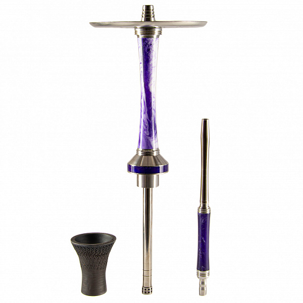 Кальян Tortuga Рейнджер PRO (Белый,Фиолетовый, 50 см) в Уфе