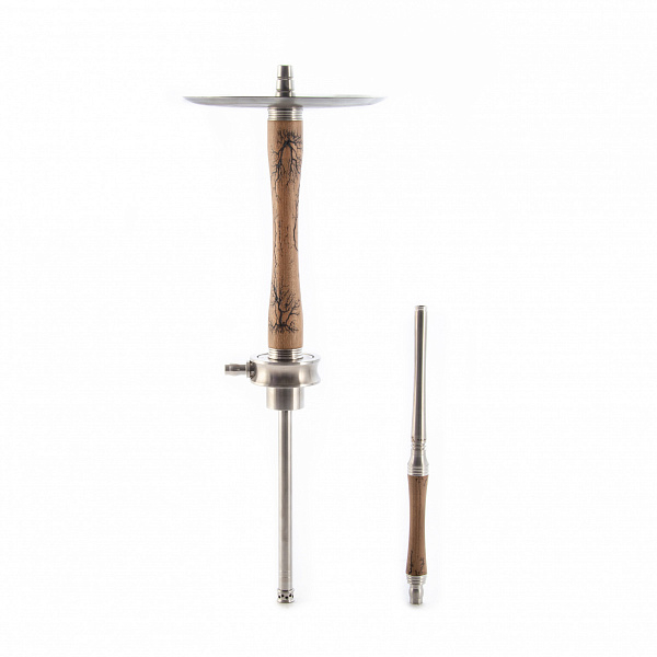 Кальян Y.K.A.P. EGO Grom Pro E2 (Серебро,Коричневый, 53 см) в Уфе