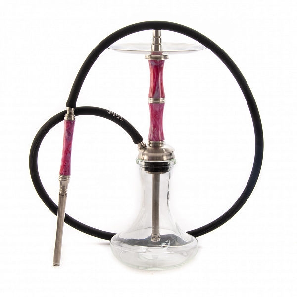 Кальян Y.K.A.P. Mini STR M3 (Розовый,Белый, 39 см) в Уфе