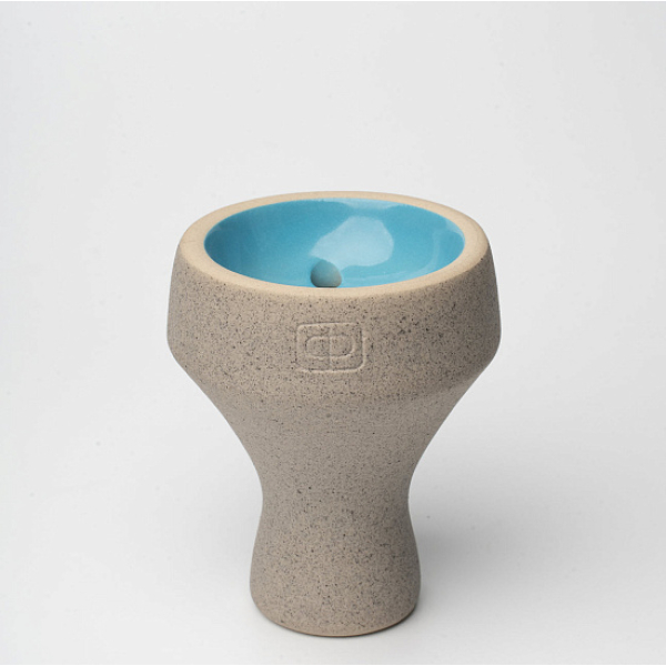 Чаша Форма Турка Бетон (Серый/Голубой) в Уфе
