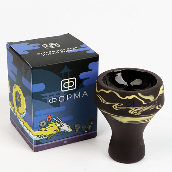Чаша Форма Турка Черная Глазурь (Саламандра) в Уфе