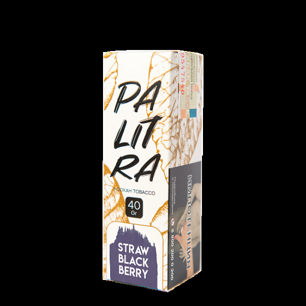 Табак Palitra Straw Black Berry (Земляника Ежевика)  40 грамм в Уфе
