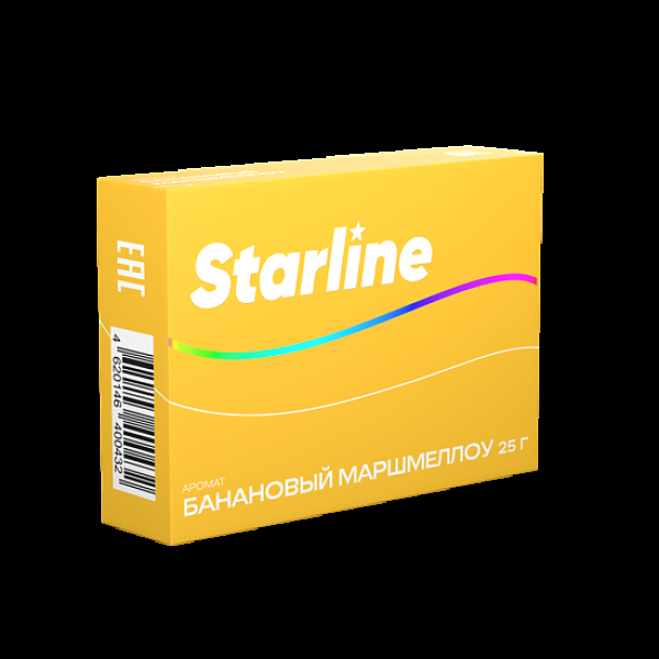 Табак Starline Банановый Маршмеллоу  25 грамм в Уфе