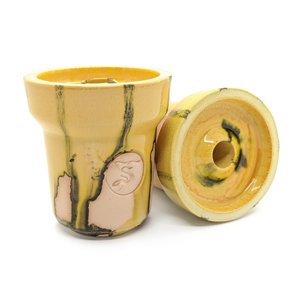 Чаша St Bowls Phunnel Glaze Желтая С Полосками в Уфе