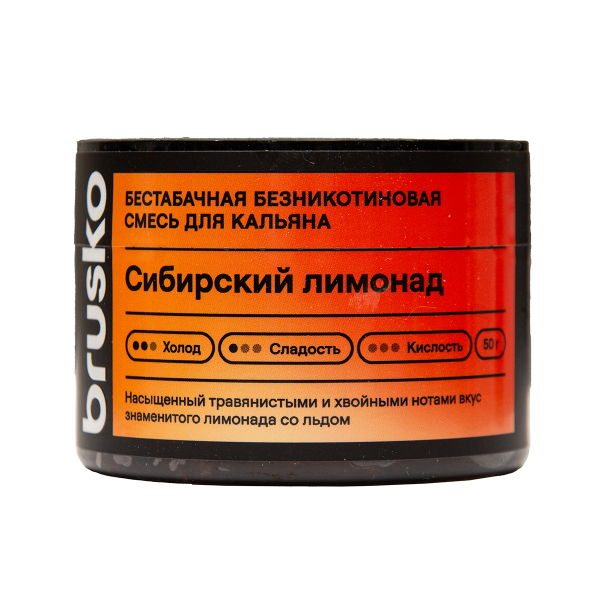 Бестабачная смесь Brusko Сибирский Лимонад 50 грамм в Уфе