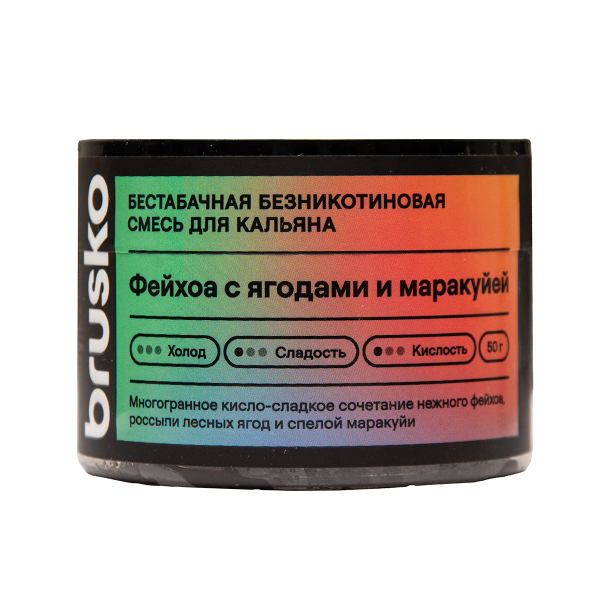 Бестабачная смесь Brusko Фейхоа С   Ягодами И Маракуйей 50 грамм в Уфе