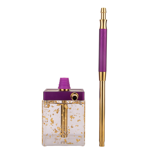 Кальян Hoob Subatom Royal Purple X Gold | Cube Mini Gold в Уфе