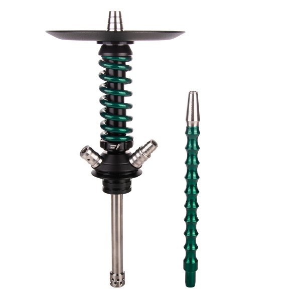 Кальян Mamay Customs Coilover Micro  Чёрный Зелёный Лак в Уфе
