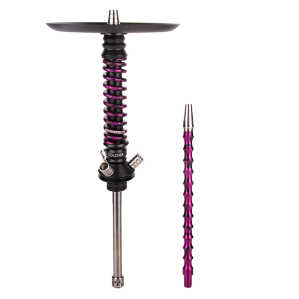 Кальян Mamay Customs Coilover Mini  Чёрный Пурпурный Сплеш в Уфе