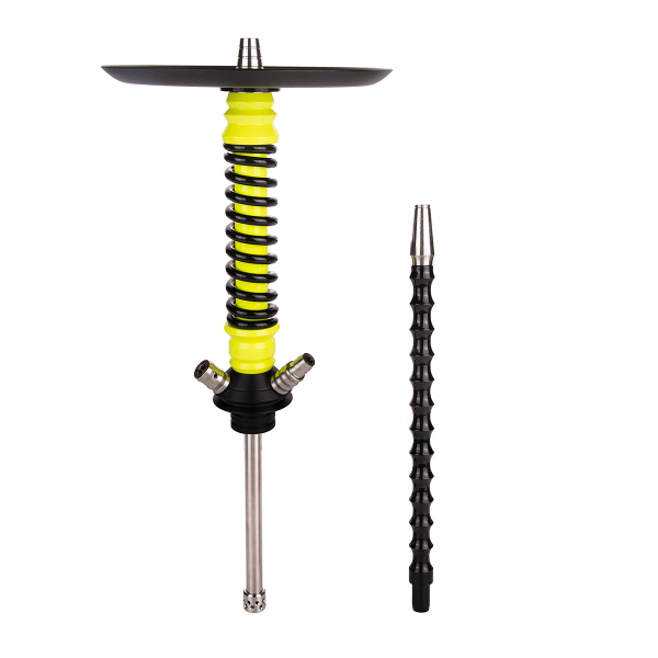 Кальян Mamay Customs Coilover Mini  Жёлтый Флюр Чёрный в Уфе