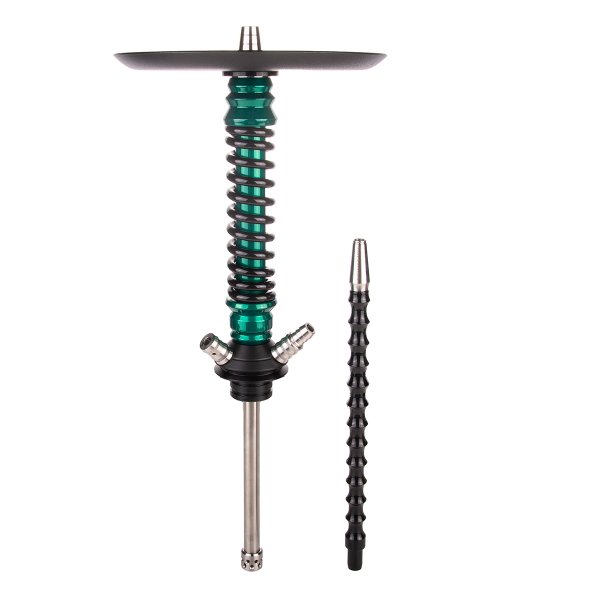 Кальян Mamay Customs Coilover Mini  Зелёный Лак Чёрный в Уфе