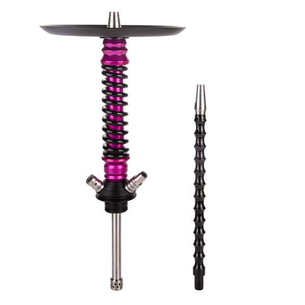 Кальян Mamay Customs Coilover Mini  Розовый Лак Чёрный в Уфе