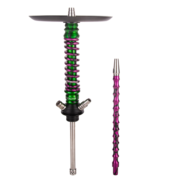 Кальян Mamay Customs Coilover Mini   Зелёный Сплеш Пурпурный Сплеш в Уфе