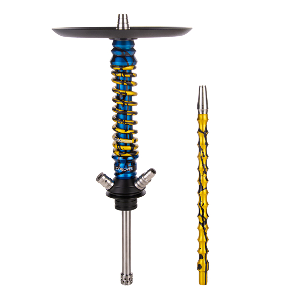 Кальян Mamay Customs Coilover Mini   Синий Сплеш Золотой Сплеш в Уфе