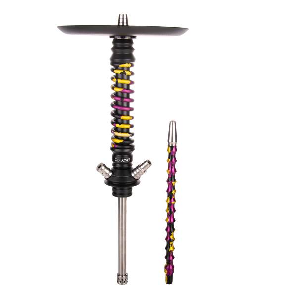 Кальян Mamay Customs Coilover Mini   Чёрный Пурпурный/золотой Камуфляж в Уфе