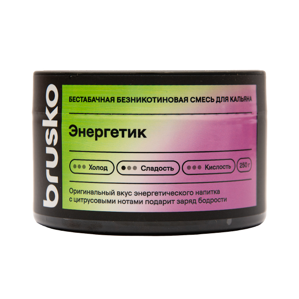 Бестабачная смесь Brusko Энергетик 250 грамм в Уфе