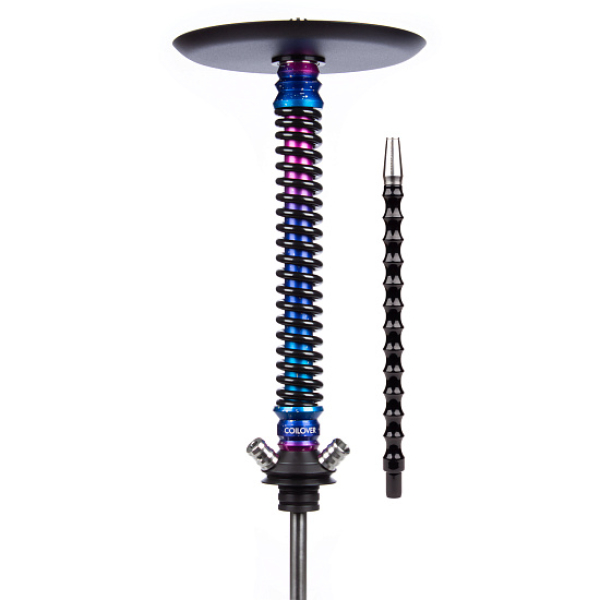 Кальян Mamay Customs Coilover Big Anod Blue Space Черный Глянец в Уфе