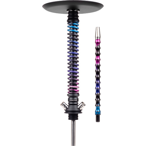 Кальян Mamay Customs Coilover Big Anod Черный Мат Dark Space в Уфе