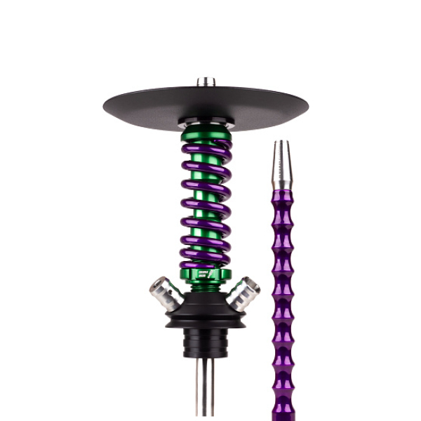 Кальян Mamay Customs Coilovers Micro Anod Green Фиолетовый Лак в Уфе