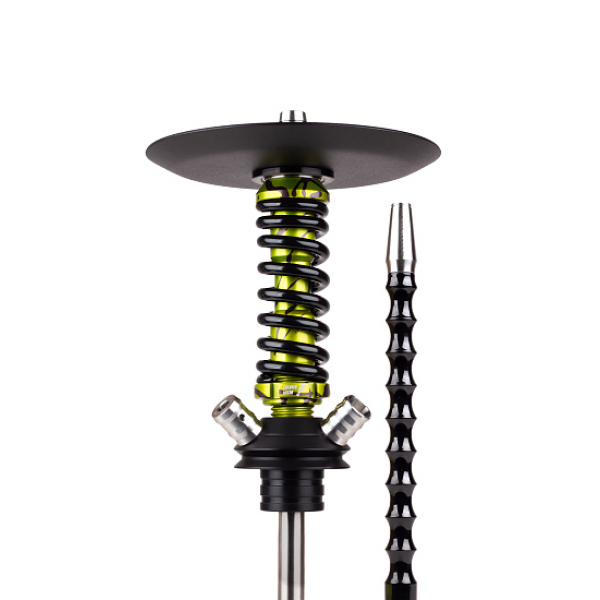 Кальян Mamay Customs Coilovers Micro Anod Oliva Splash Черный Глянец в Уфе