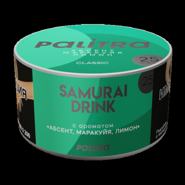 Табак Palitra Samurai Drink Напиток Самурая 25 грамм в Уфе