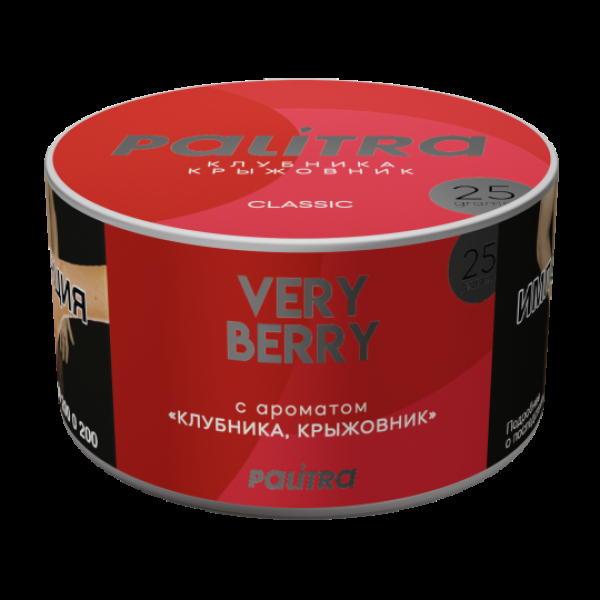Табак Palitra Very Berry Клубника Крыжовник 25 грамм в Уфе