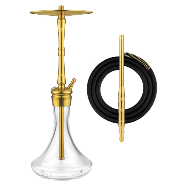 Кальян Hoob Go Pro Gold Фурнитура Gold Prima Быстросъёмное Блюдце в Уфе