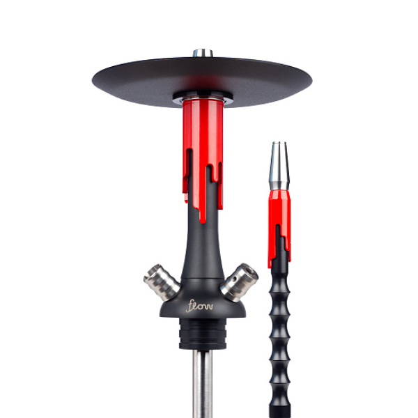 Кальян Mamay Customs Flow Черный Матовый Красный Глянец в Уфе