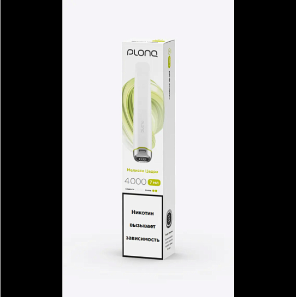 Электронка Plonq Plus Pro 4000 Мелиcса Цедра 4000 затяжек в Уфе