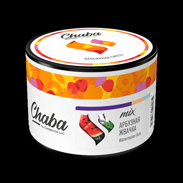 Бестабачная смесь Безникотиновая Chaba Mix Watermelon Gum Арбузная Жвачка 40 грамм в Уфе